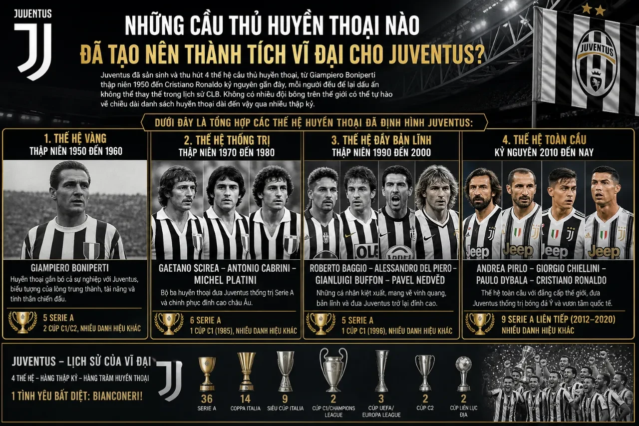Các gian phòng lộng lẫy trưng bày bộ sưu tập kỷ vật và cúp vô địch danh giá tại Juventus Museum