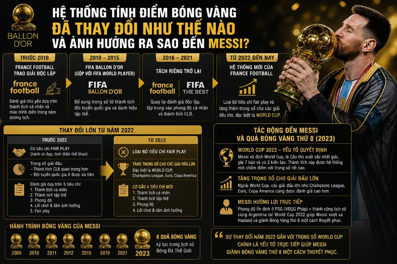 Messi Giành Bao Nhiêu Quả Bóng Vàng? 8 quả bóng vàng & Kỷ Lục Vô Tiền Khoáng Hậu