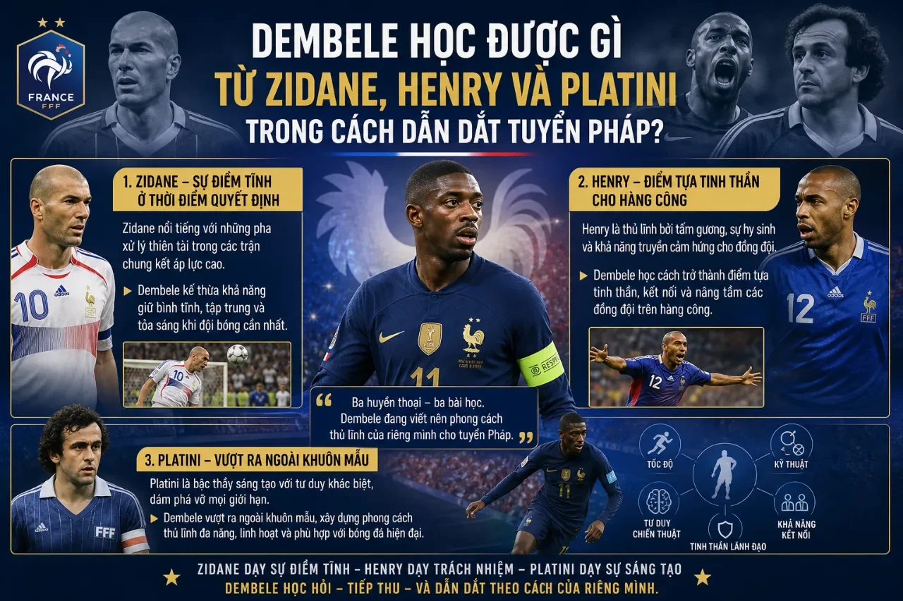 Dembele Vươn Lên Thành Thủ Lĩnh Thực Sự Của Tuyển Pháp Trước World Cup 2026