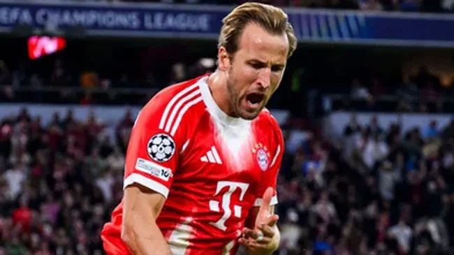 Chân sút vĩ đại Harry Kane ăn mừng bàn thắng trong màu áo Tottenham Hotspur tại Premier League