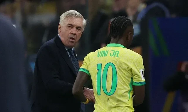 Sơ đồ chiến thuật của HLV Carlo Ancelotti giúp tối ưu hóa khả năng dứt điểm của Vinicius Junior
