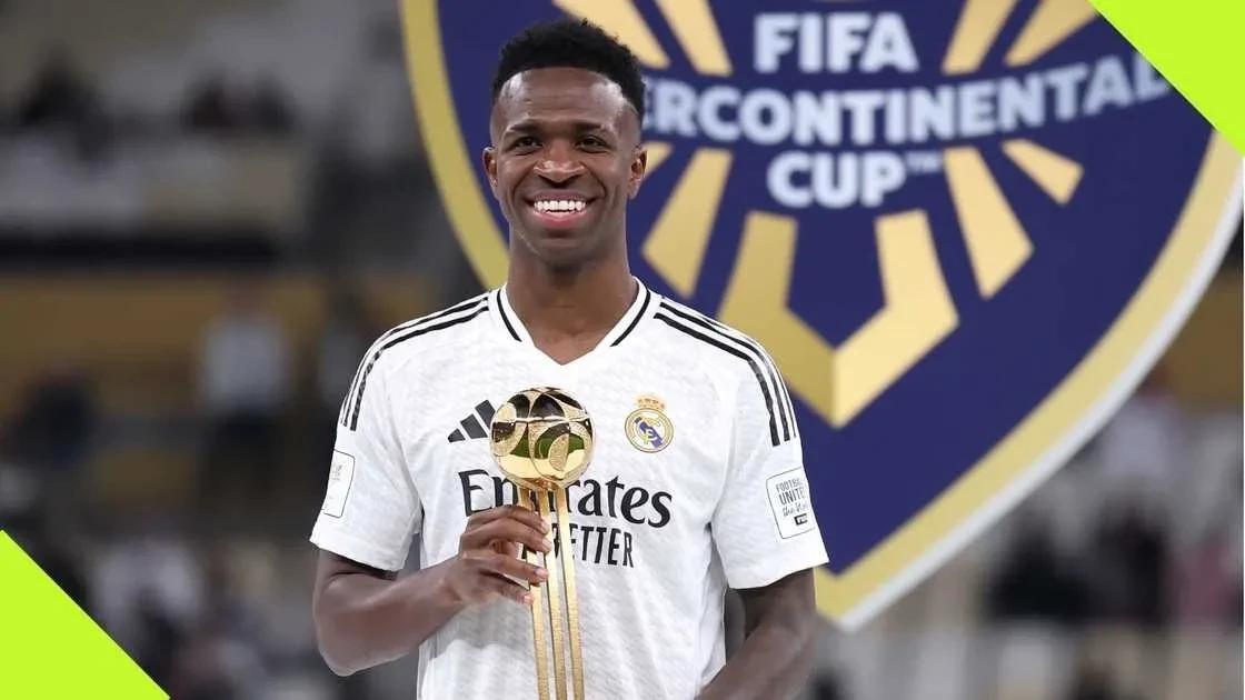 Vinicius Junior vỡ òa ăn mừng bàn thắng lịch sử trong trận chung kết Champions League