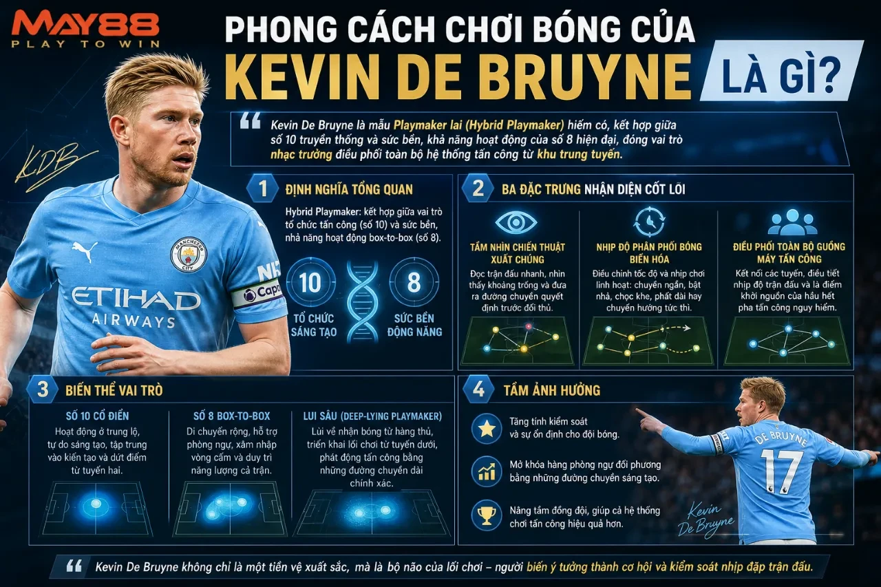 Giải Mã Phong Cách Chơi Bóng Của Kevin De Bruyne: Nhạc Trưởng Kiến Tạo Hay Nhất Thế Giới