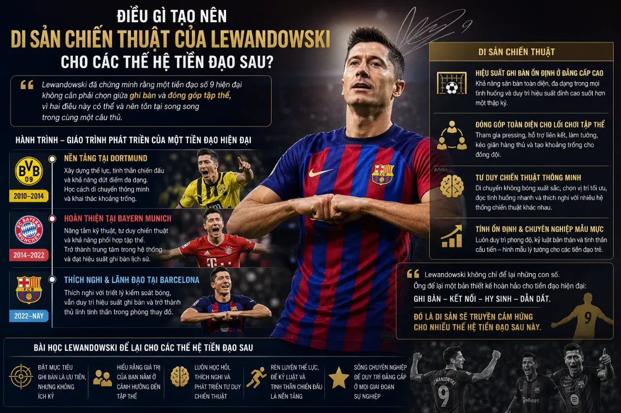 Robert Lewandowski hướng dẫn truyền kinh nghiệm cho các tài năng trẻ trên sân tập