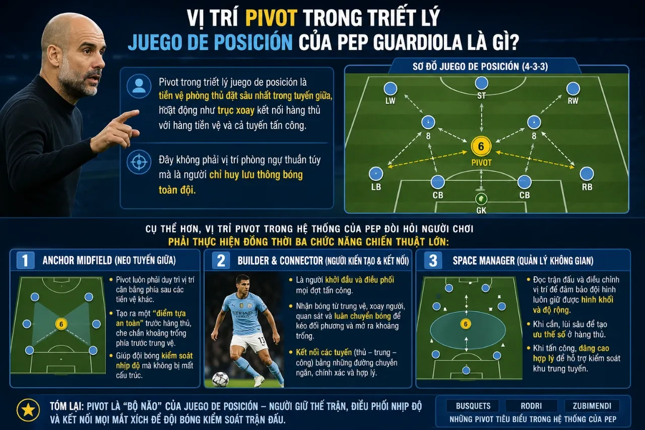 Rodri – Linh Hồn Không Thể Thay Thế Trong Hệ Thống Chiến Thuật Của Pep Guardiola Tại Man City