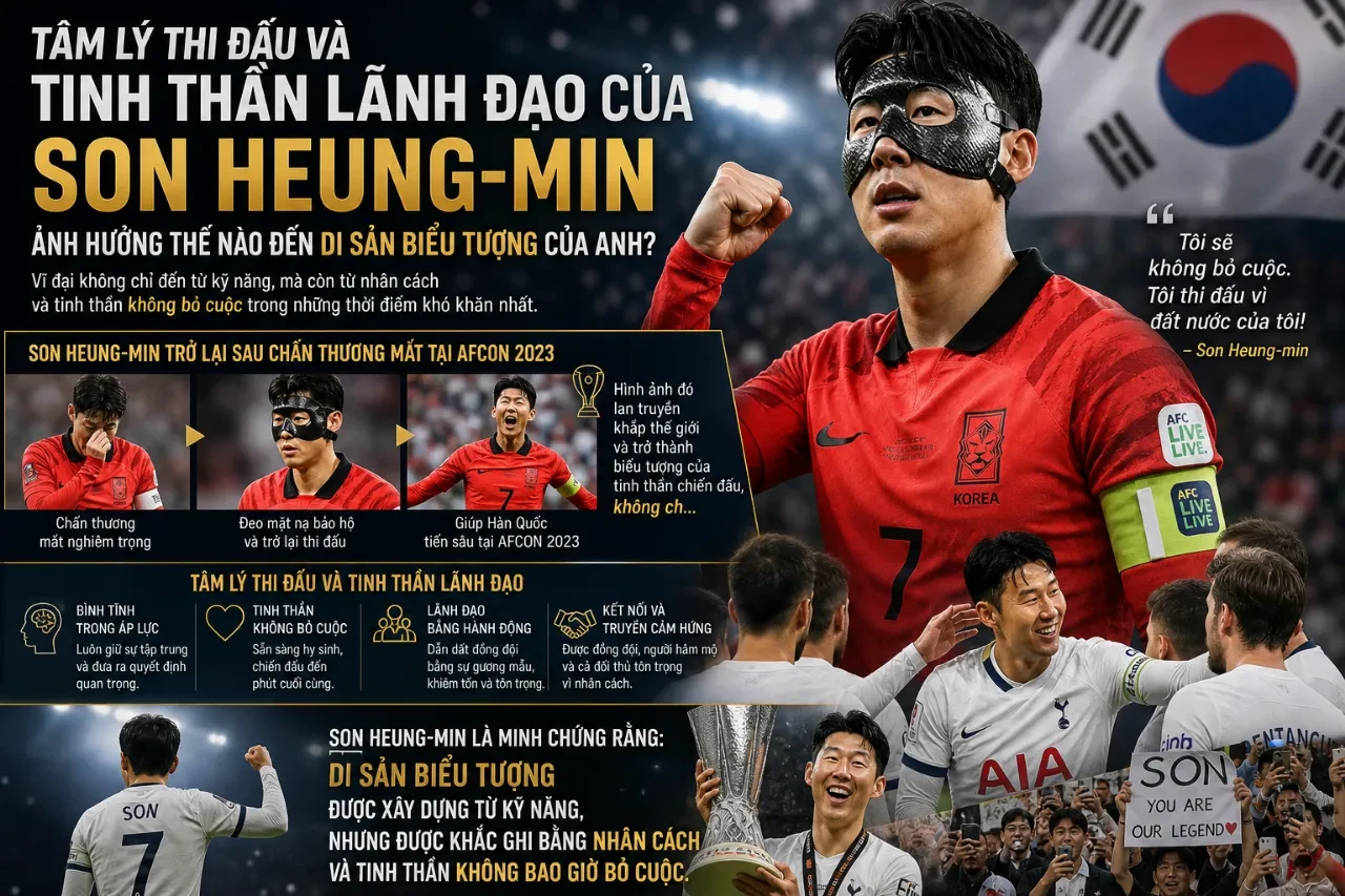 Giải Mã Phong Cách Chơi Bóng Của Son Heung-min: Tốc Độ, Kỹ Thuật Và Bản Năng Sát Thủ Của Biểu Tượng Châu Á