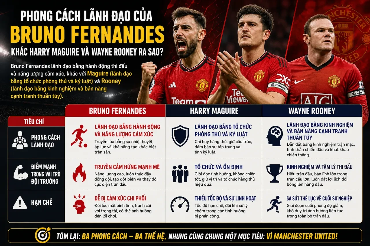Bruno Fernandes trao đổi chiến thuật và xốc lại tinh thần cùng Harry Maguire trên sân