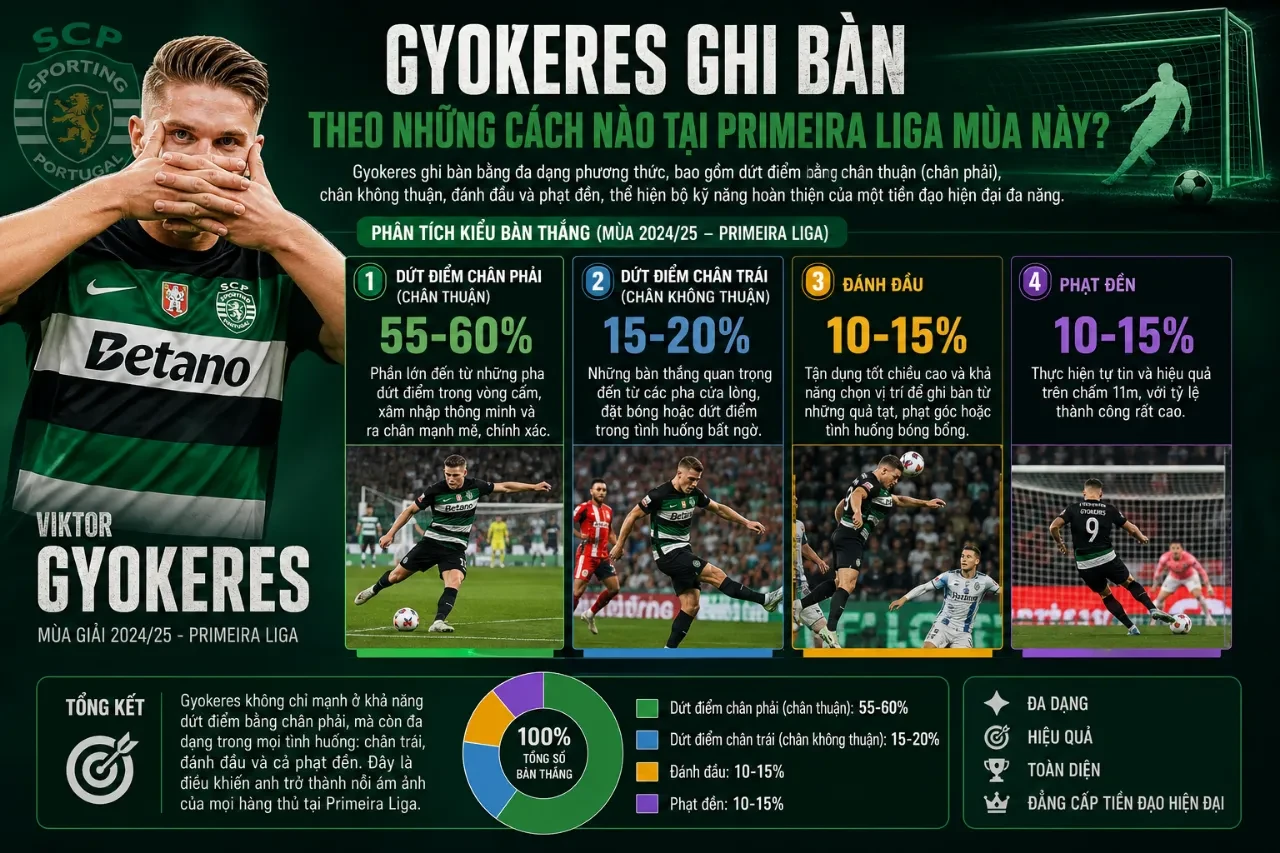 Viktor Gyokeres Đăng Quang Bola de Prata: Sát Thủ Người Thụy Điển Thống Trị Cuộc Đua Ghi Bàn Tại Primeira Liga
