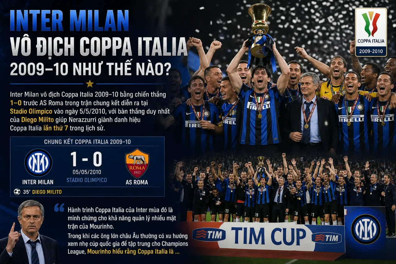 Inter Milan Vô Địch Coppa Italia 2009–10 Như Thế Nào?