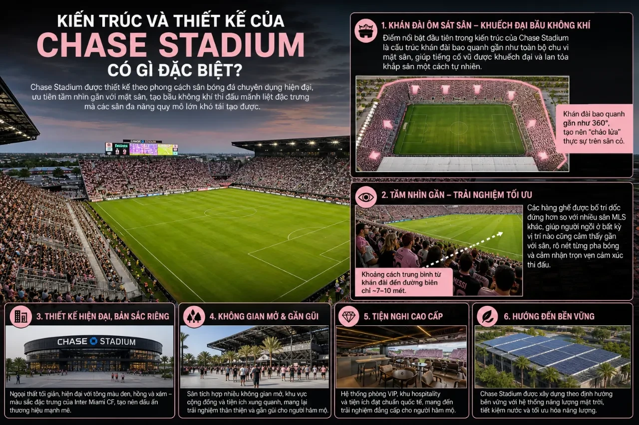 Sân Vận Động Chase Stadium: Thánh Địa Bóng Đá Của Inter Miami Và Huyền Thoại Messi