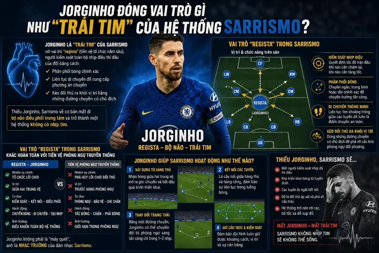 Jorginho Dong Vai Tro Gi Nhu Trai Tim Cua He Thong Sarrismo