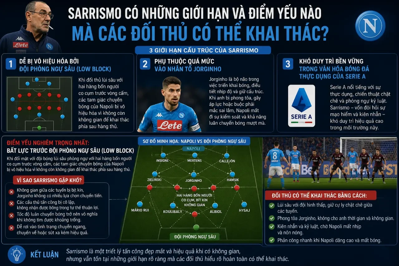 Giải Mã Sarrismo: Triết Lý Bóng Đá Tấn Công Quyến Rũ Của Maurizio Sarri Tại Napoli