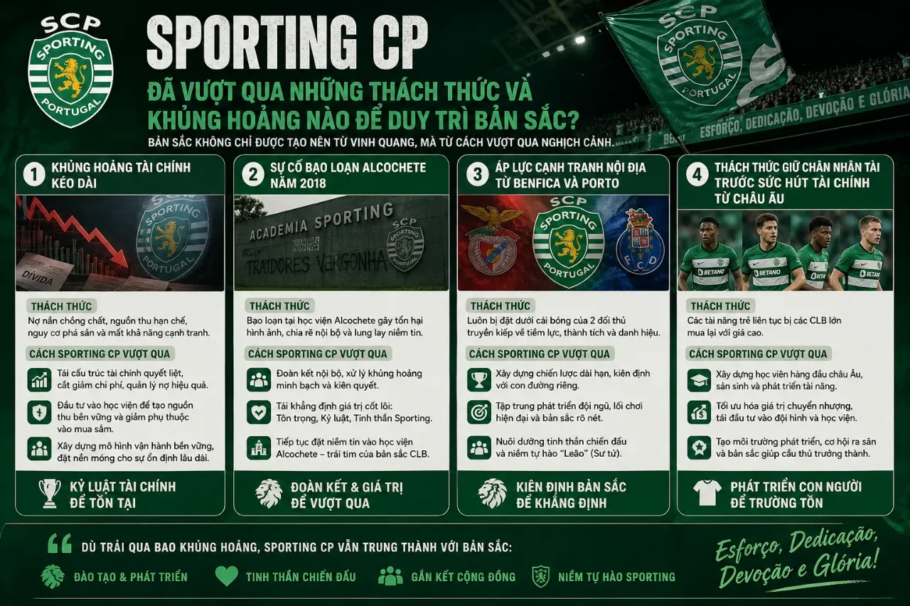 Giải Mã Bản Sắc Sporting CP: Triết Lý Formacao và Hành Trình Xây Dựng Nền Bóng Đá Bền Vững Đỉnh Cao