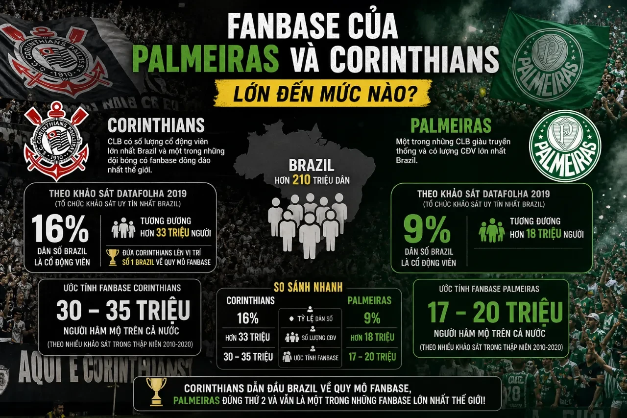 Toàn Cảnh Derby Paulista Rực Lửa: Khi Palmeiras Và Corinthians Đại Chiến Tại São Paulo