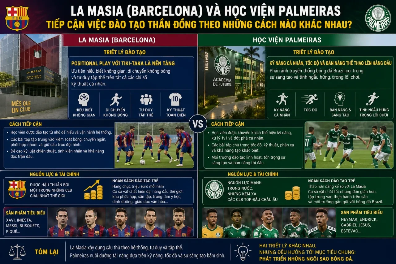 Học Viện Palmeiras: Cái Nôi Rèn Giũa Endrick, Estêvão Và Những Thần Đồng Chinh Phục Châu Âu