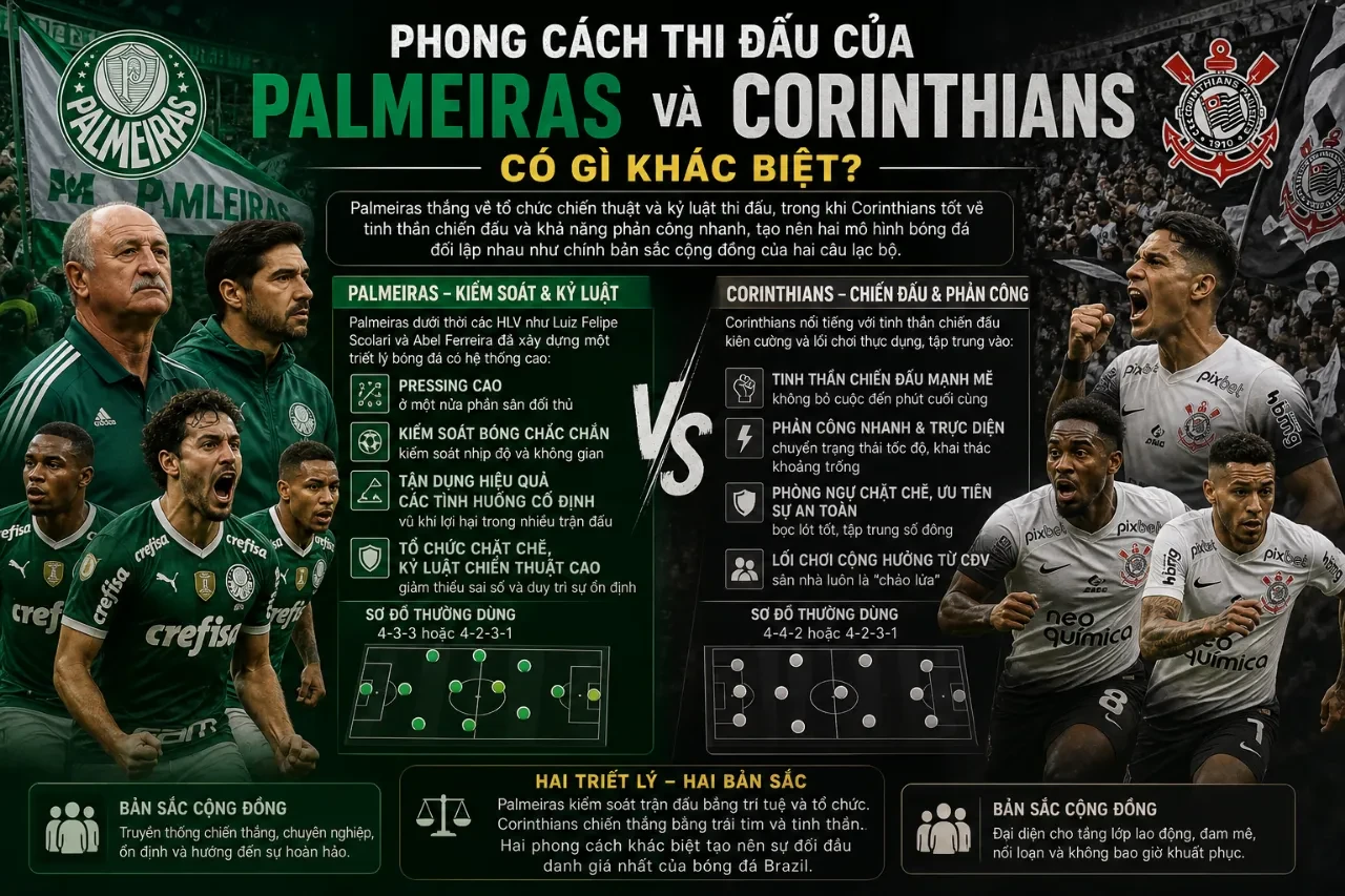 Cầu thủ hai đội tranh chấp quyết liệt trong trận Derby Paulista.