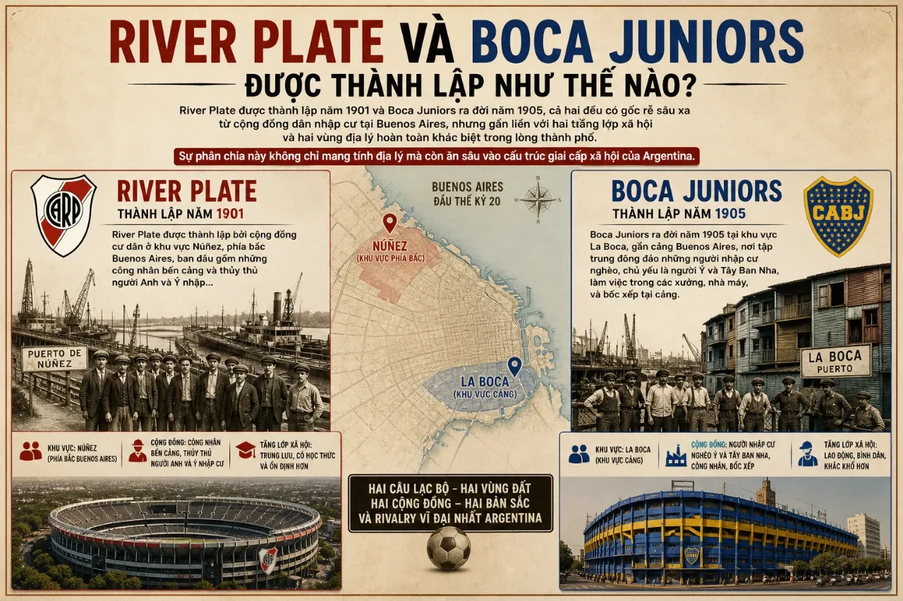 Giải Mã Superclasico: Trận Siêu Kinh Điển Cuồng Nhiệt Nhất Hành Tinh Giữa River Plate và Boca Juniors