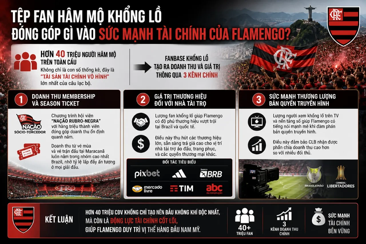 Giải Mã Mô Hình Tài Chính Flamengo: Bí Quyết Tạo Nên Sức Mạnh Chiêu Mộ Vượt Trội Nhất Nam Mỹ