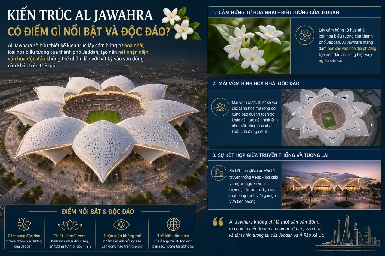 Khám Phá Al Jawhara – Thánh Địa King Abdullah Sports City và Văn Hóa Khán Đài Rực Lửa của Những Chú Hổ Al Ittihad