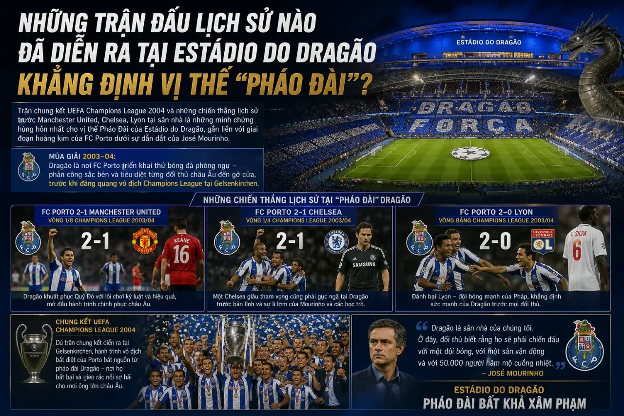 Khám Phá Kiến Trúc Sân Vận Động Estádio do Dragão: Hang Rồng Huyền Thoại & Pháo Đài Bất Khả Xâm Phạm Của FC Porto