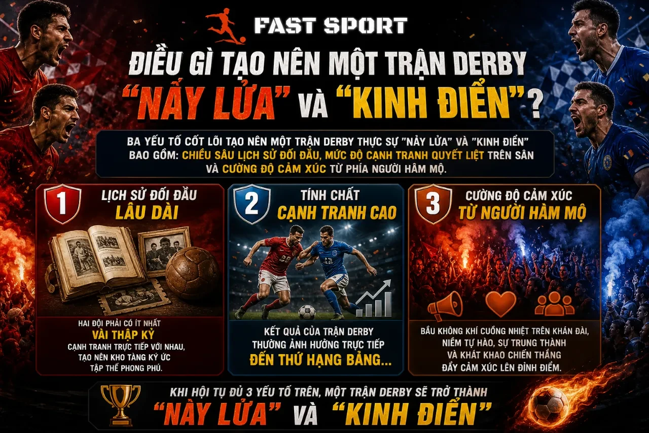 Cận cảnh bầu không khí rực lửa tràn ngập khói sáng của cổ động viên trên khán đài một trận derby