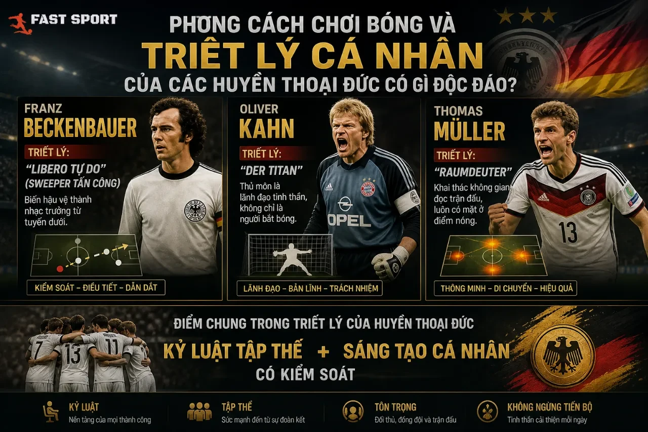 Top 10 Kiến Trúc Sư & Huyền Thoại Bóng Đá Đức: Những Biểu Tượng Vĩ Đại Nhất Mọi Thời Đại