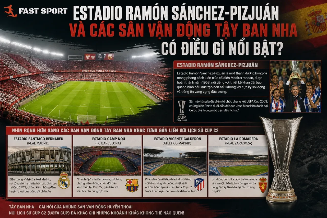 Khám Phá Kiến Trúc Đỉnh Cao & Văn Hóa Cổ Động Viên Tại Các Trận Chung Kết Cúp C2 (Europa League)