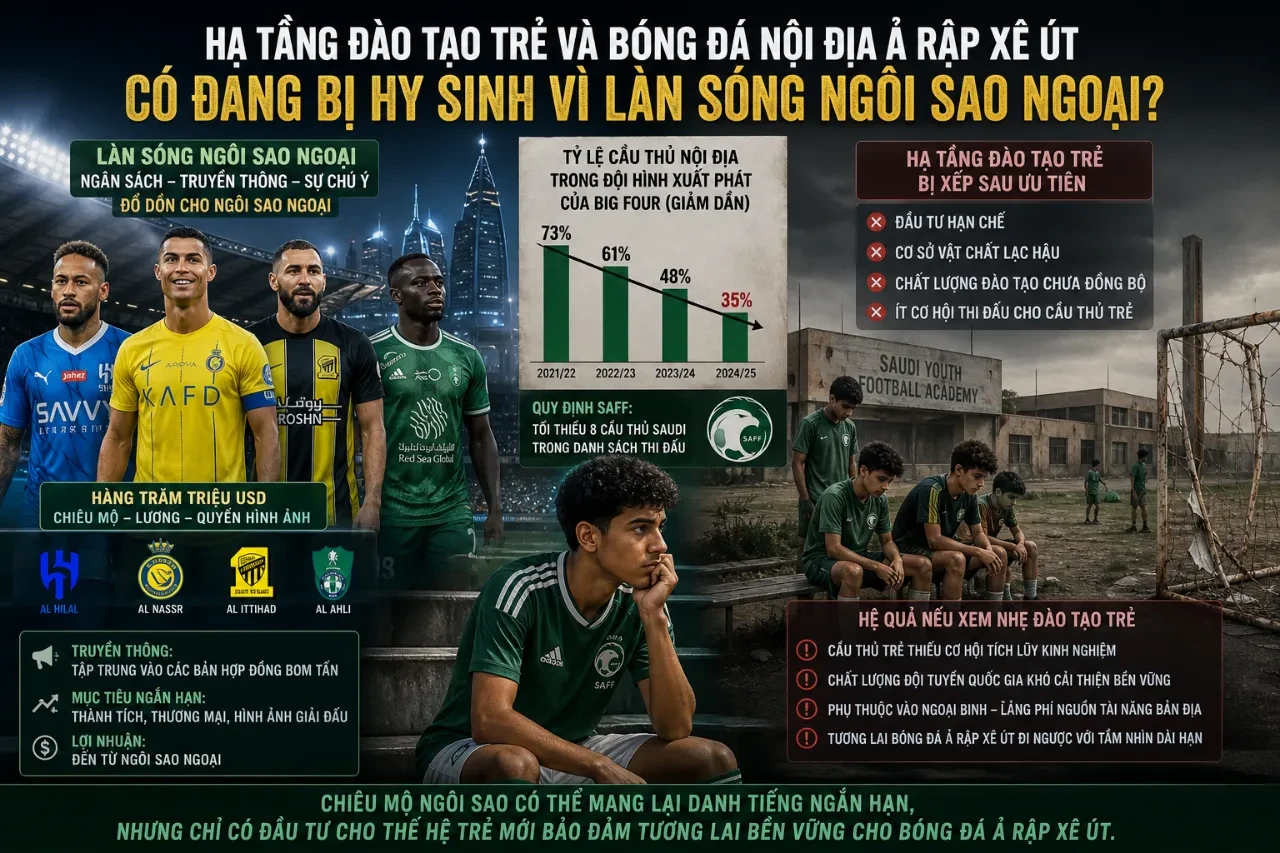 Giải Mã Mô Hình Vận Hành và Tiềm Lực Tài Chính của Saudi Pro League: Canh Bạc Dầu Mỏ hay Đế Chế Bóng Đá Bền Vững?