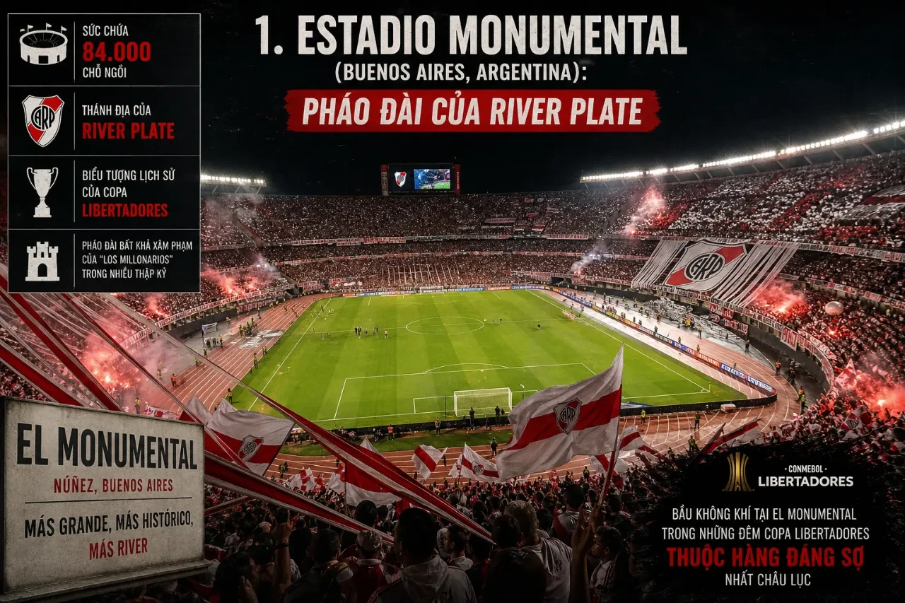 Top 7 Sân Vận Động Huyền Thoại Không Thể Bỏ Qua Trong Lịch Sử Copa Libertadores