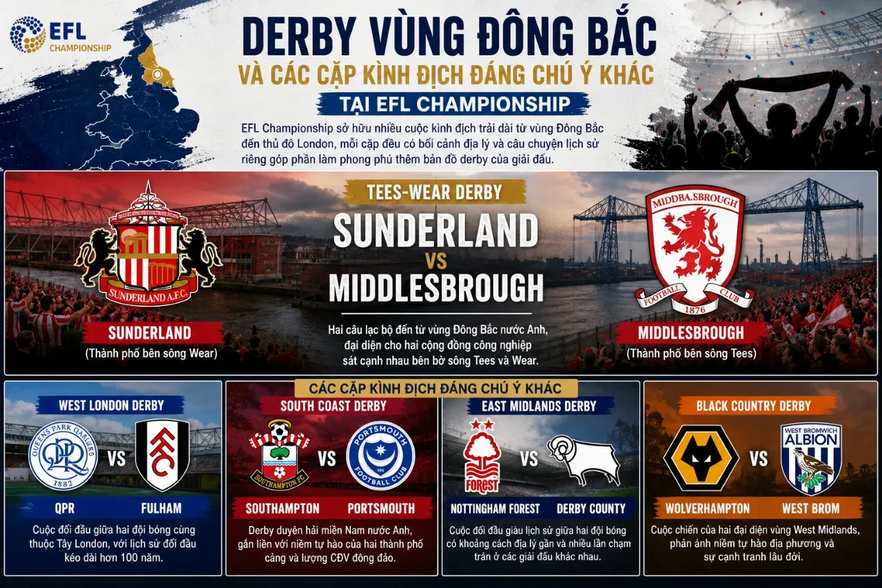 Điểm Danh Những Trận Derby Máu Lửa và Cặp Đấu Kình Địch Kinh Điển Nhất EFL Championship