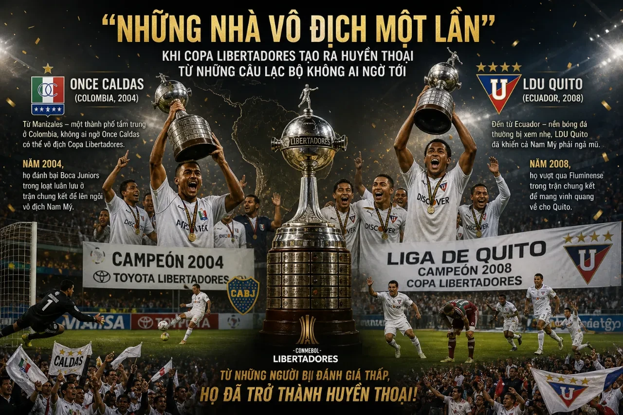 Cổ động viên ăn mừng chức vô địch Copa Libertadores lịch sử của câu lạc bộ bóng đá Nam Mỹ
