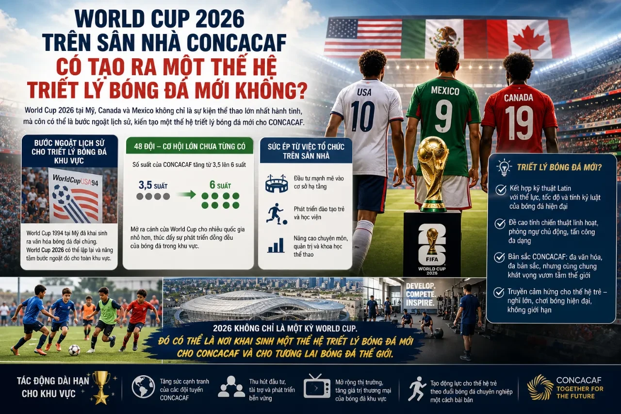 Sân vận động hiện đại chuẩn bị đón người hâm mộ toàn cầu dịp World Cup 2026