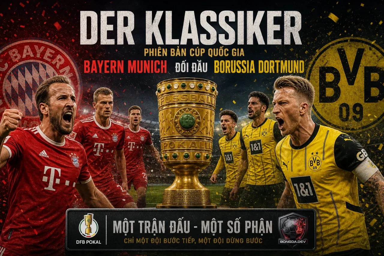 Điểm Danh Những Trận Derby Kinh Điển và Đại Chiến Không Thể Quên Tại DFB Pokal