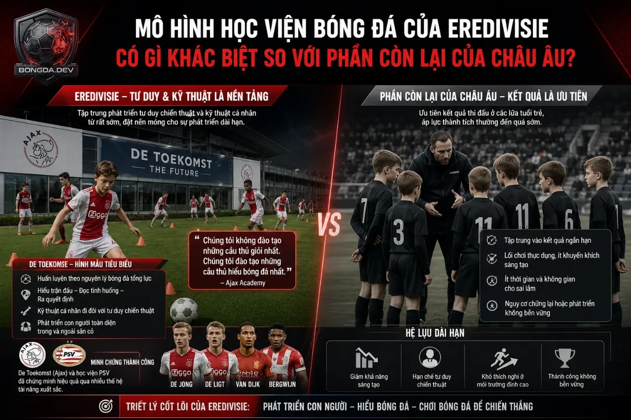 Khám Phá Hành Trình Eredivisie: Từ Khai Sinh Đến Những Kỷ Nguyên Hoàng Kim Của Bóng Đá Hà Lan
