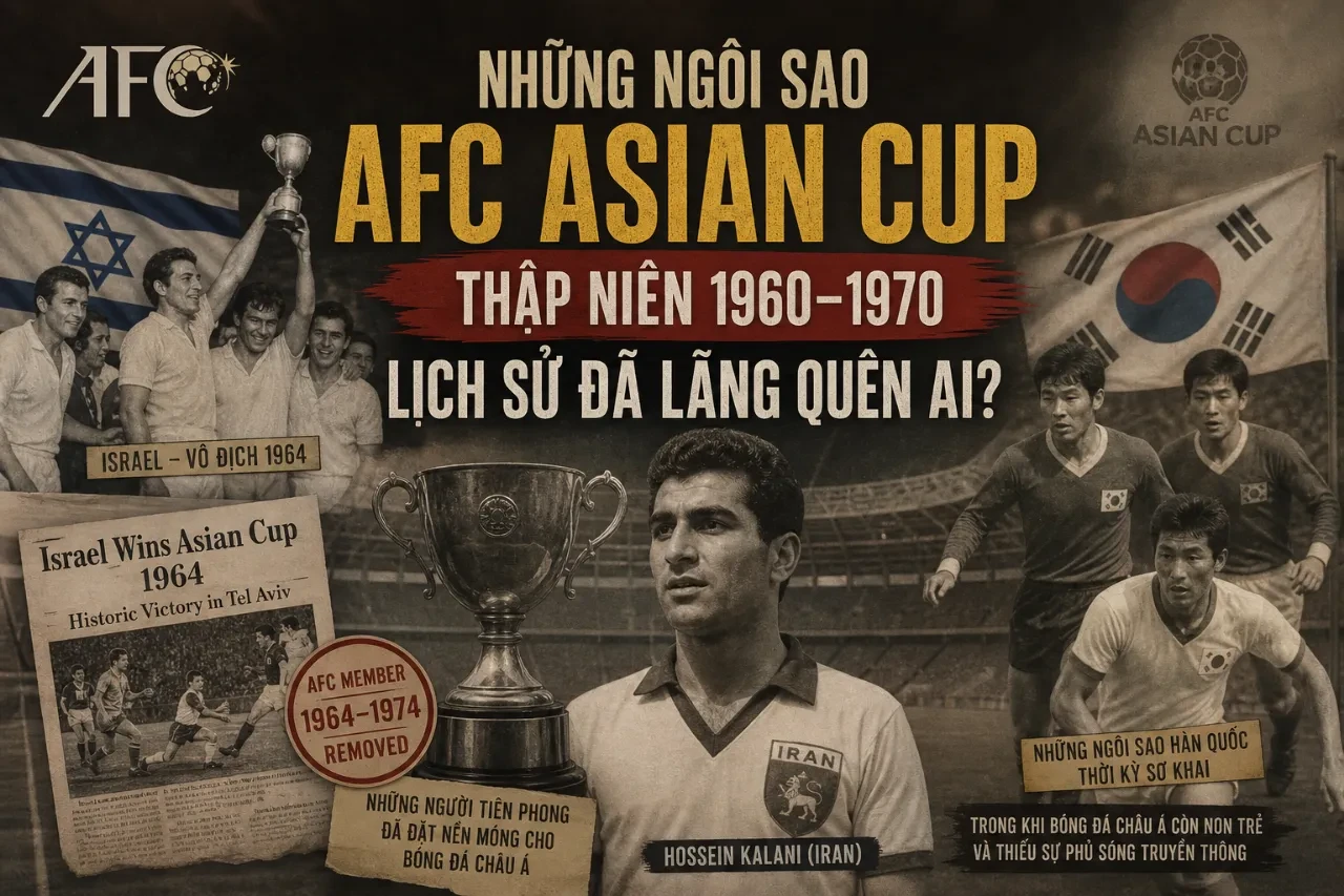 Các cầu thủ huyền thoại thời kỳ đầu của giải đấu AFC Asian Cup