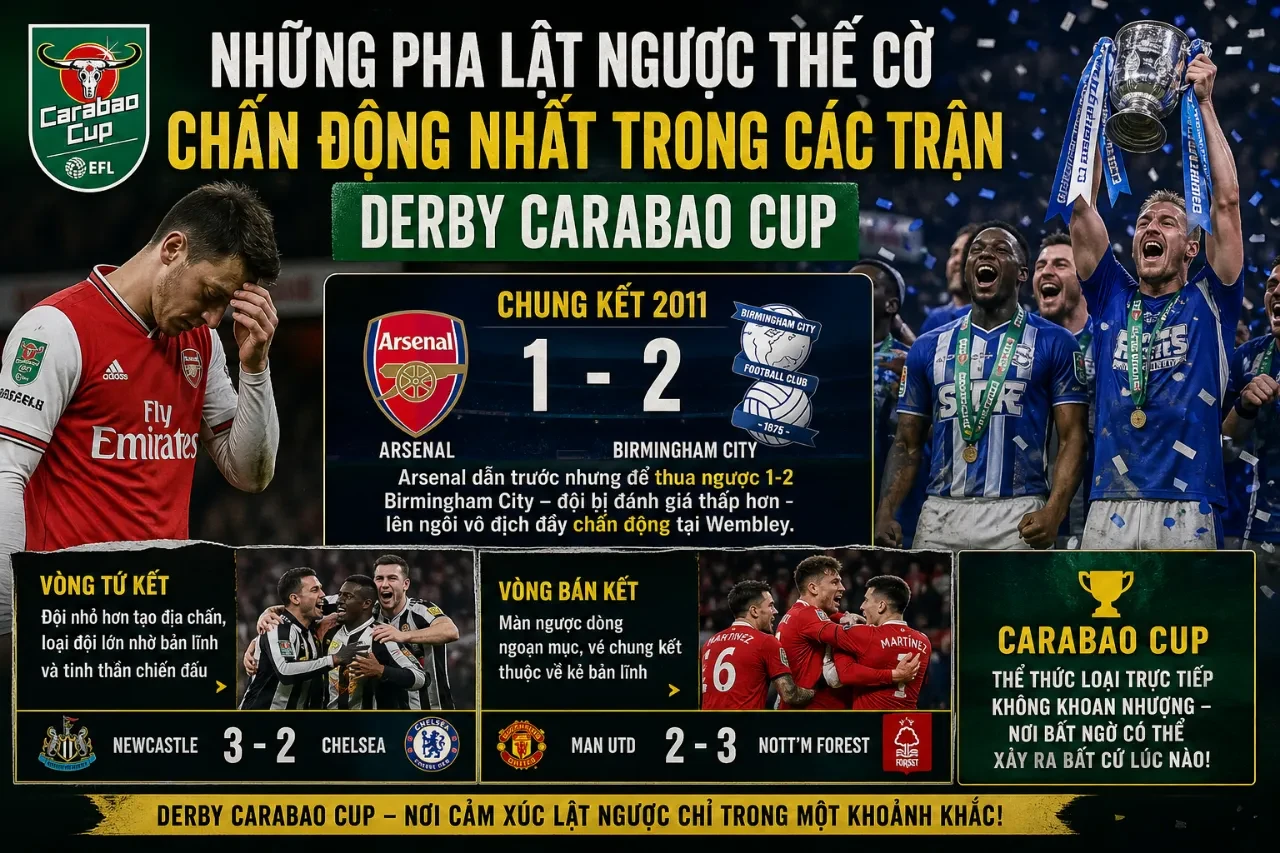 Điểm Danh Những Trận Derby Nảy Lửa & Cặp Đấu Duyên Nợ Kinh Điển Nhất Lịch Sử Carabao Cup