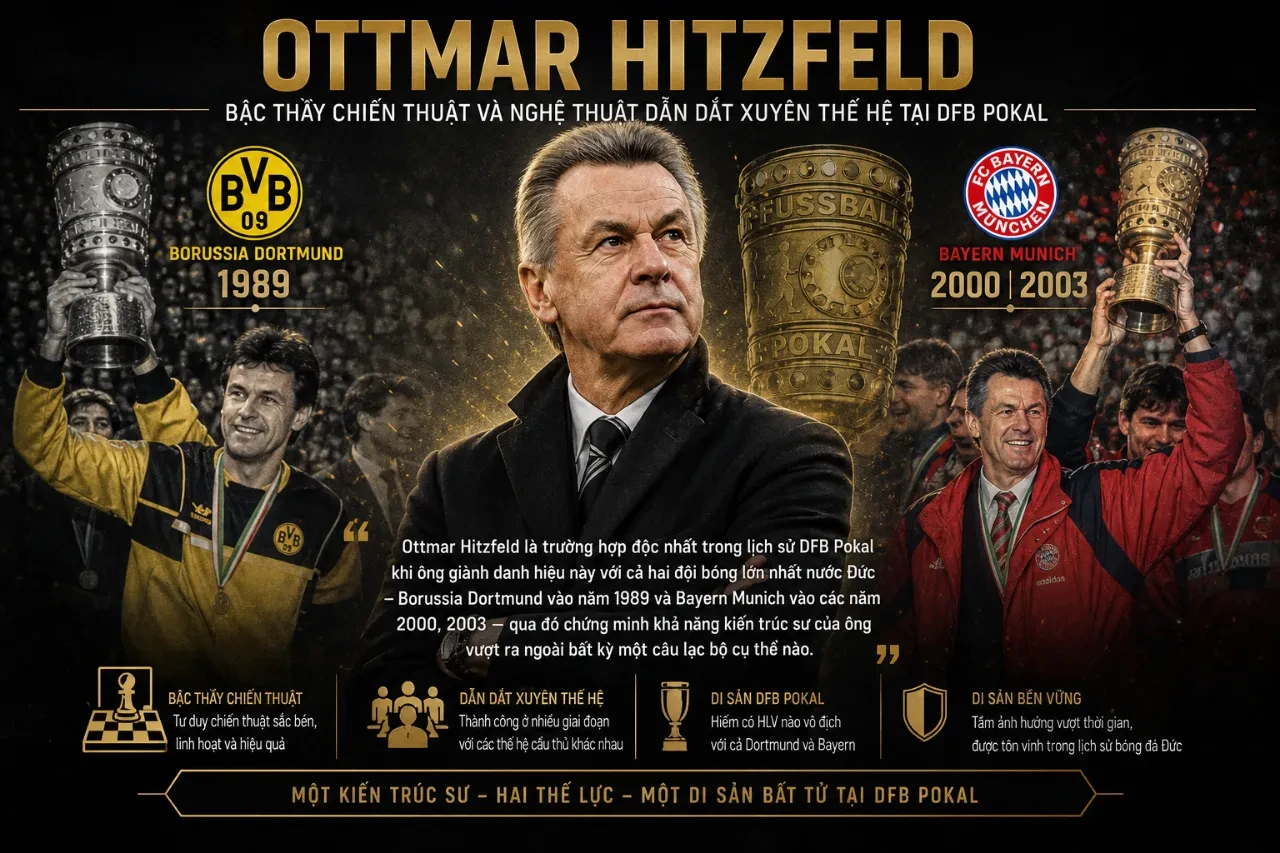 Những Kiến Trúc Sư Vĩ Đại DFB Pokal: Huyền Thoại và Huấn Luyện Viên Để Lại Di Sản Bất Diệt
