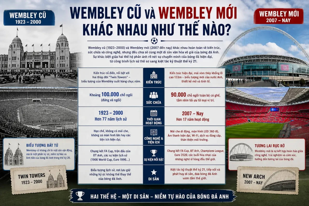 Khám Phá Sân Vận Động Wembley – Thánh Địa Tổ Chức Chung Kết Carabao Cup và FA Cup