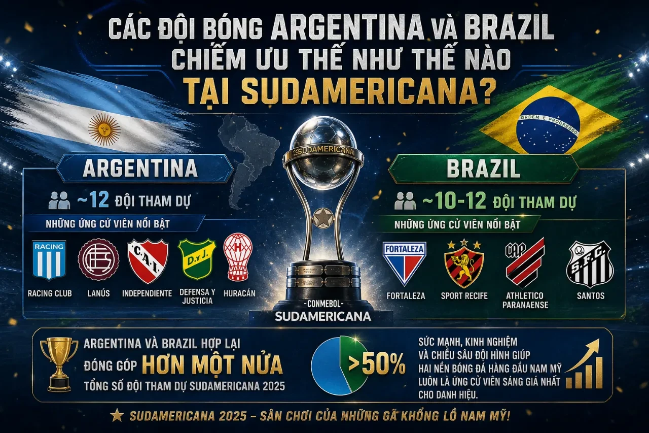 Điểm Danh Đội Hình Hiện Tại và Những Ngôi Sao Sáng Giá Nhất tại CONMEBOL Sudamericana