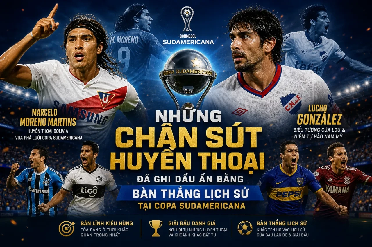Tiền đạo Nam Mỹ sút bóng ghi bàn thắng quyết định đầy kịch tính dưới áp lực của hàng thủ đối phương