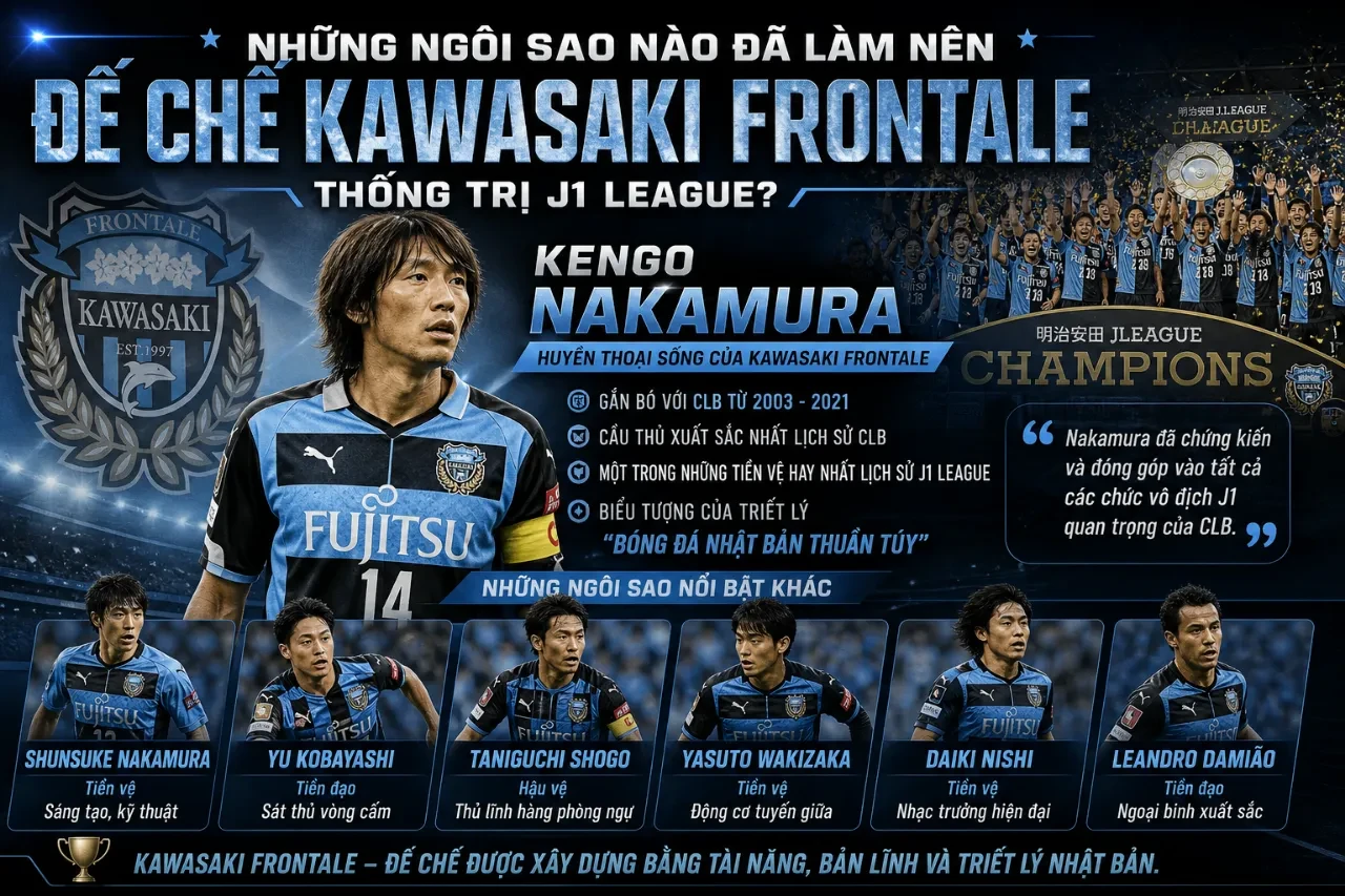 Huyền thoại Kengo Nakamura tri ân người hâm mộ trên sân nhà của Kawasaki Frontale