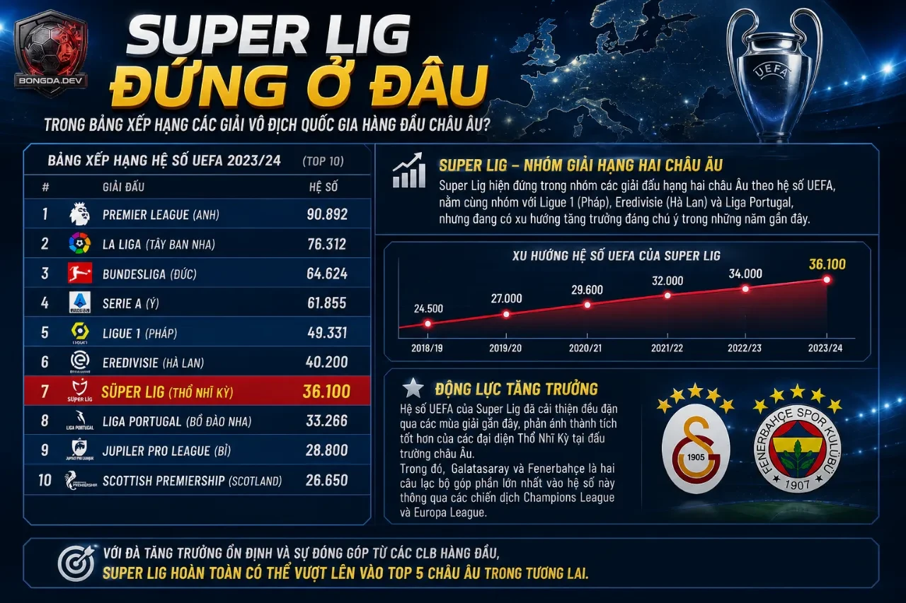 Top 7 Thánh Địa Bóng Đá Huyền Thoại Tại Super Lig – Đấu Trường Không Thể Bỏ Lỡ