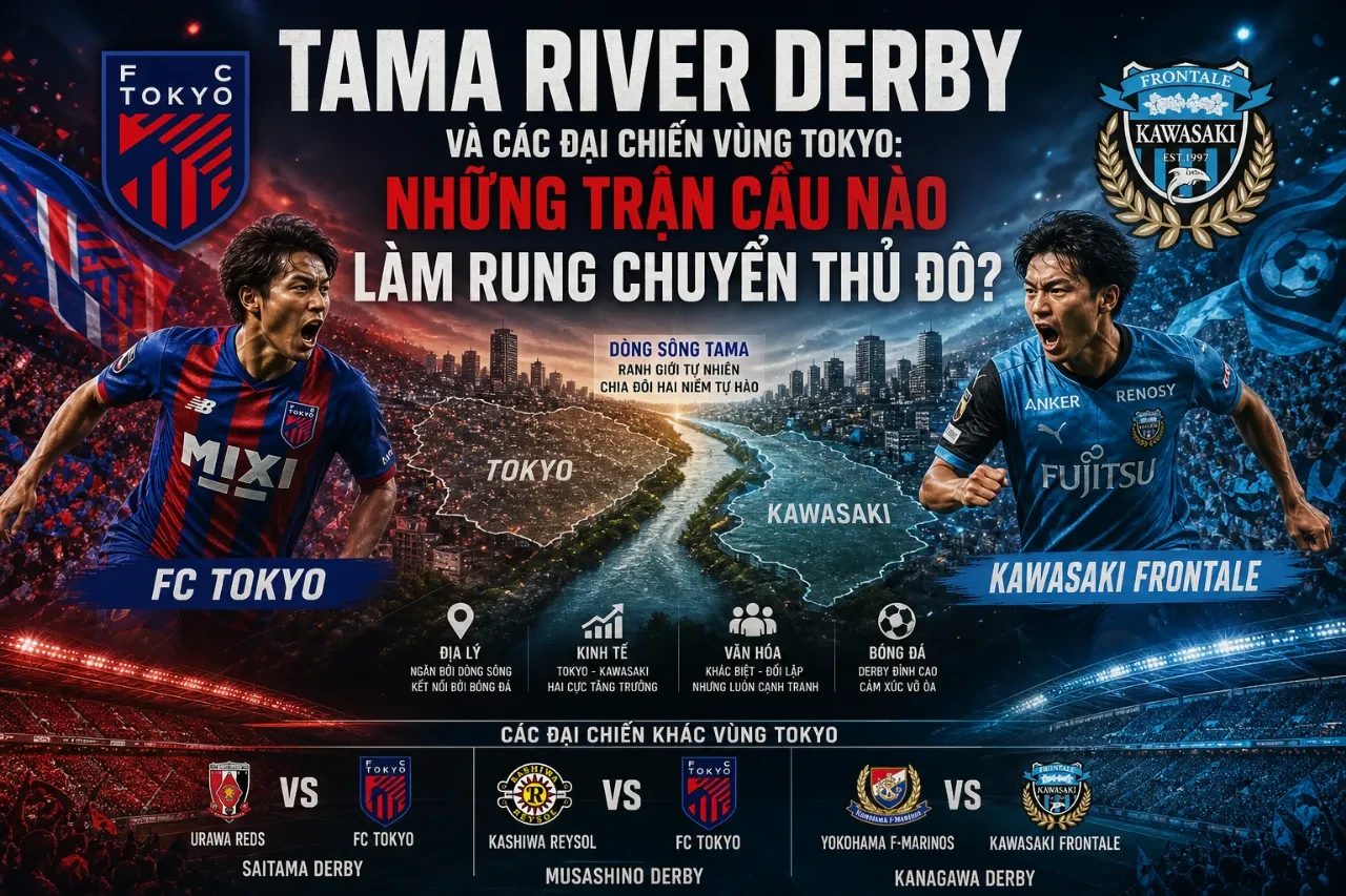 Điểm Danh Những Trận Derby Kinh Điển và Đại Chiến Kịch Tính Nhất tại J1 League